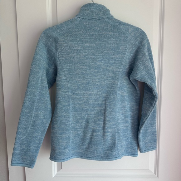 Girls XL (14) Patagonia Blue Better Sweater 1/4 Zip Fleece Pullover - Picture 7 of 7